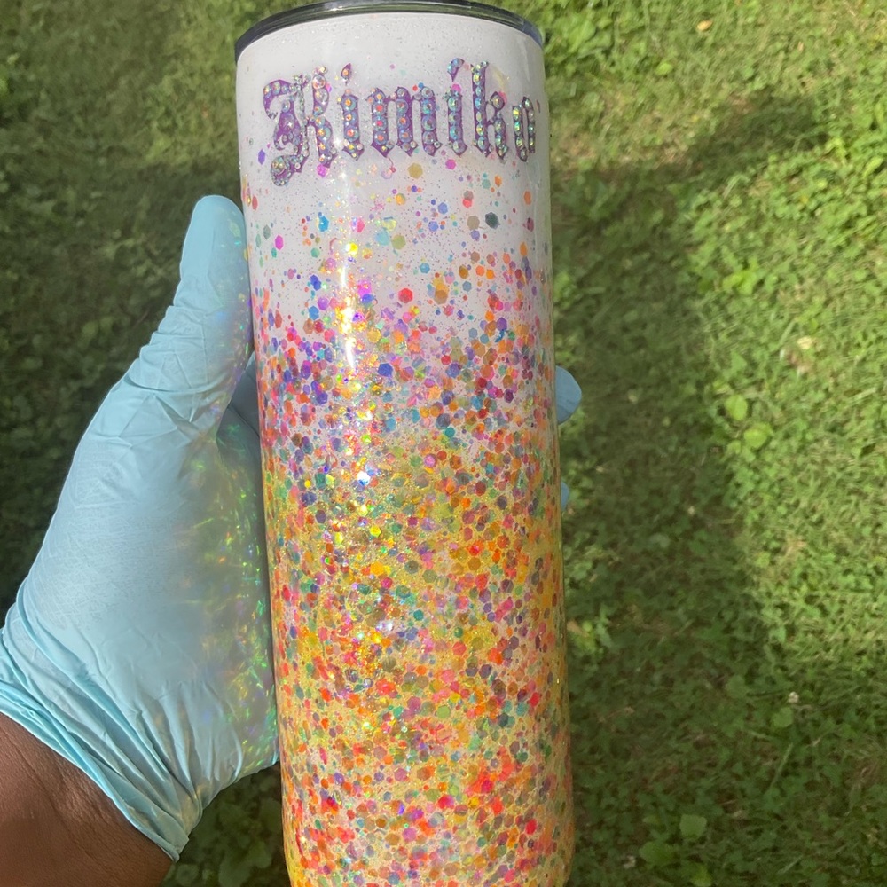 20 oz. Straight skinny tumbler Customized for you.